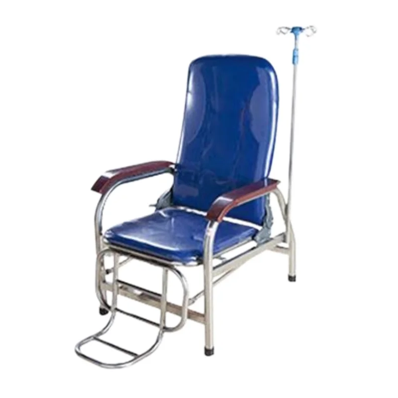 Stainless Steel Infusion Chair Hospital Dedicated Semi-recumbent Infusion Chair Lift Stainless Steel Infusion Chair