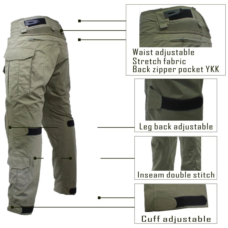 Ranger Green G3 Combat Pants Outdoor Hiking Hunting Pants Airsoft Field Tactical Swat Trousers