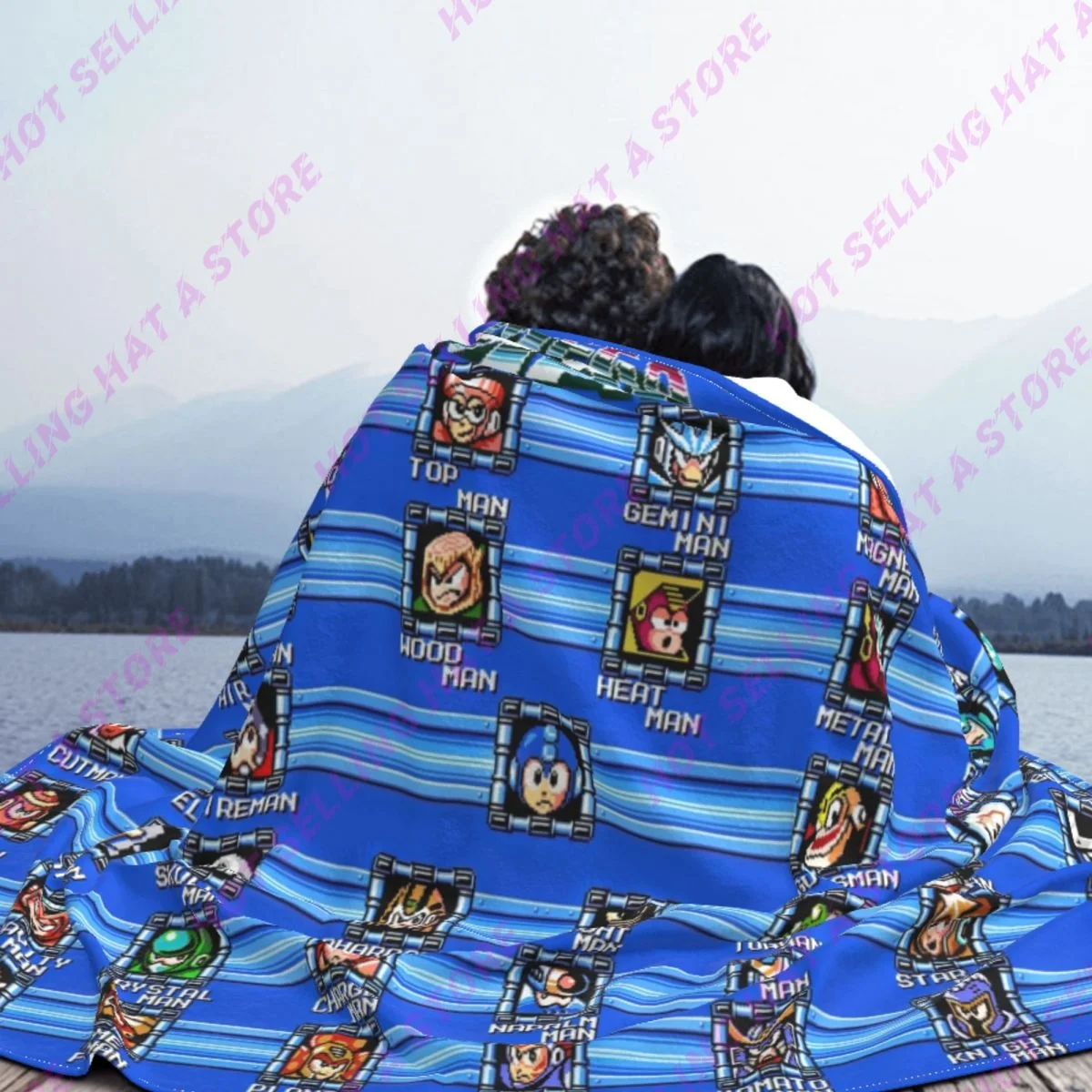 

Summer blanket Megaman 3 Stage Select New Selling Custom Print Flannel Soft Blanket Megaman 3 Rockman 3 Megaman Rockman Mega Man