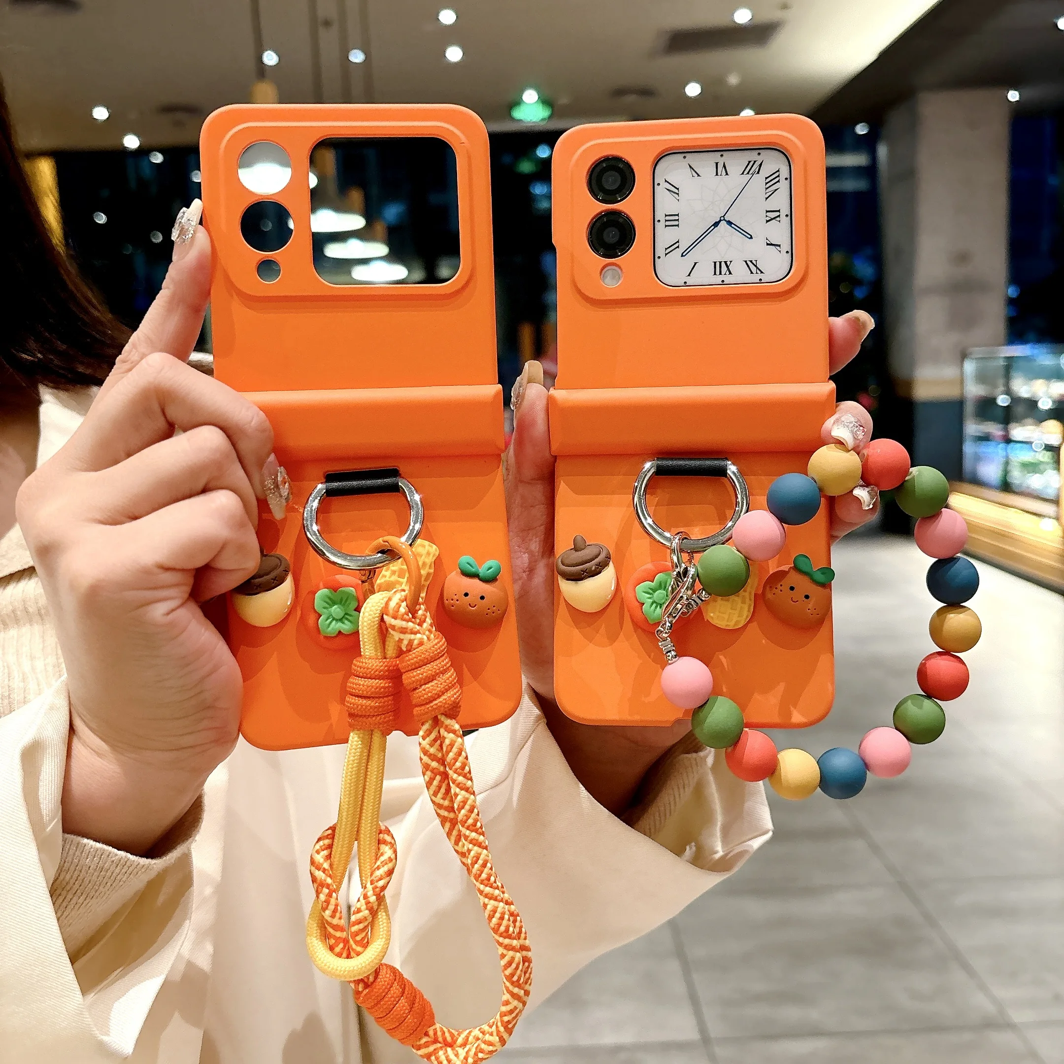 

Good Things Happen Finger Ring Bracelet Wristband Chain Hard Pc Shockproof Phone Case For Huawei Nova Flip Back Cover