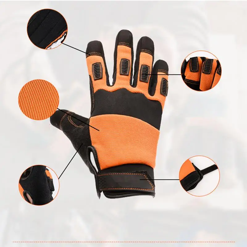 Safety Work Gloves Non-Slip Mechanics Gloves Gardening Gloves For Men And Women Safety Protective Gloves For Gardening Warehouse