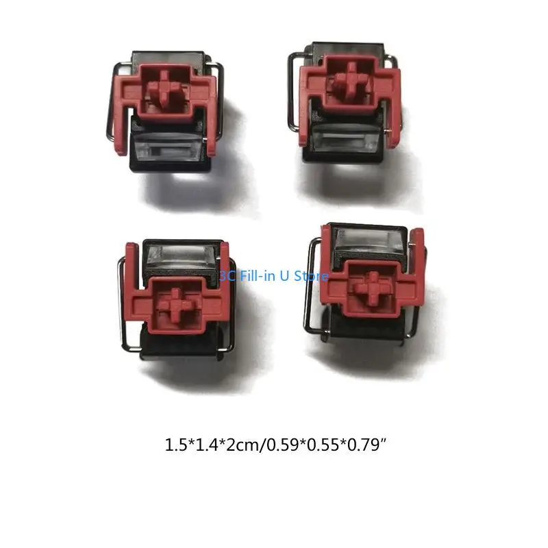 G8TA 4 PCS Sakelar Optik Merah Sakelar SWAP Panas Untuk Huntsman Gaming Mekanik Sakelar Keyboard