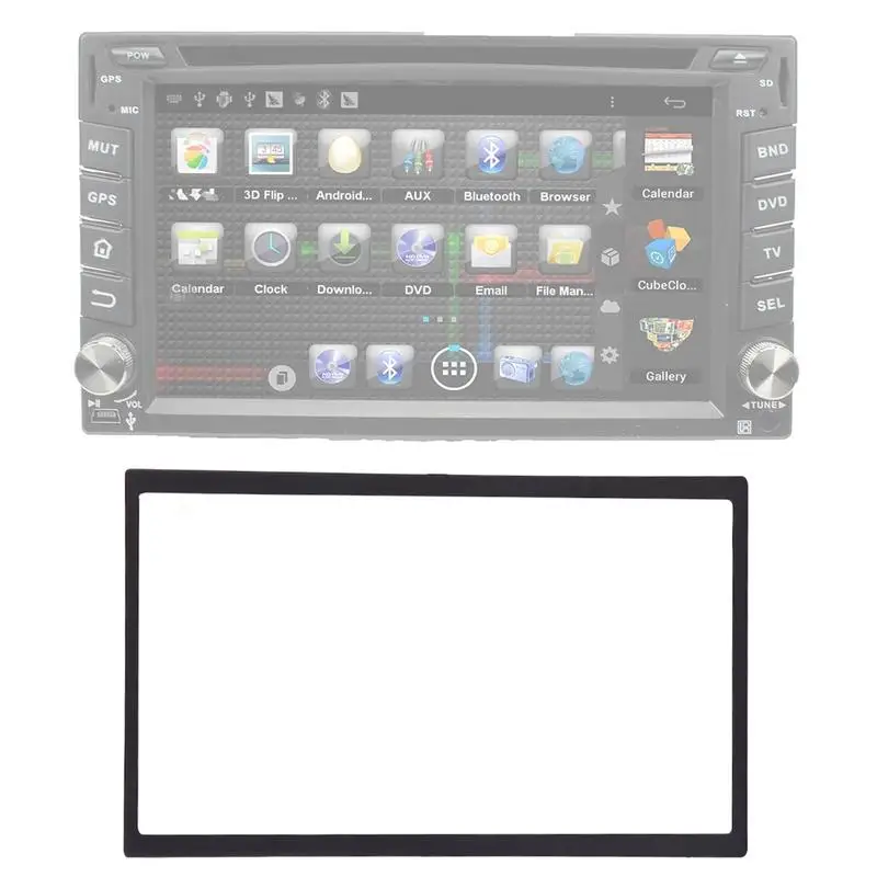 2Din Audio Fascia Frame For Car Multimedia Player For Car Radio MP5 DVD Stereo CDs Panel Dashs Mount Installation Trim Frame Kit