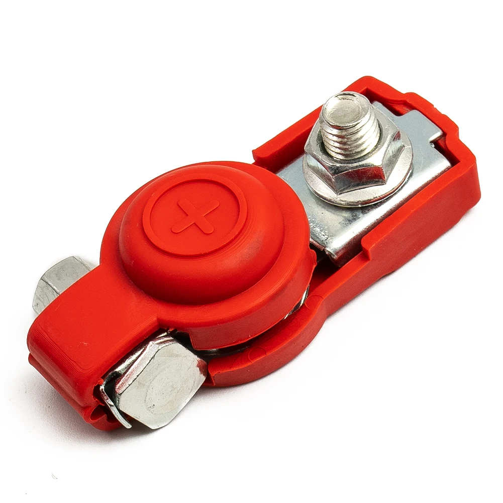 2pcs Battery Terminal Cable Clamps Top-Post Positive and Negative for Toyota Vehicles SAE DIN Standard Cylindrical Battery Use