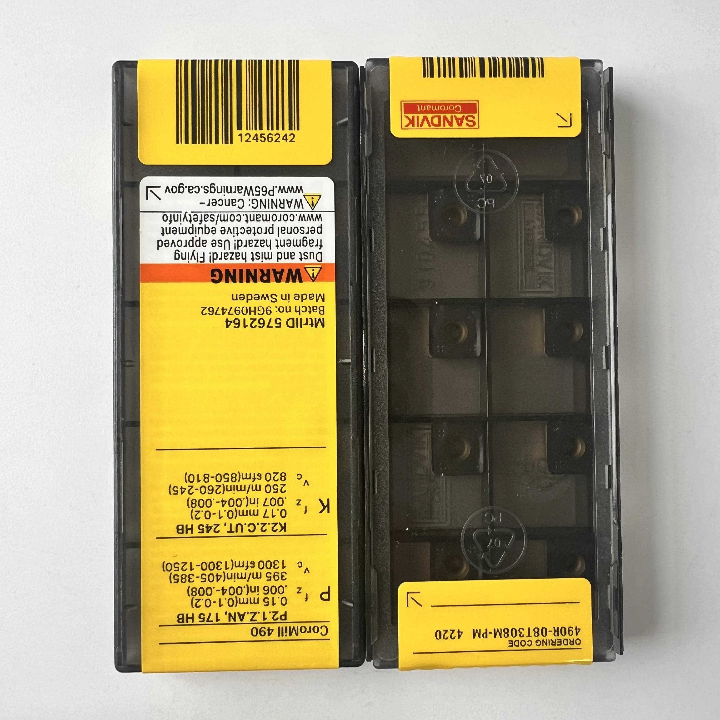 490R-08T308M-PM 4220 /Original carbide blade 10 Pcs