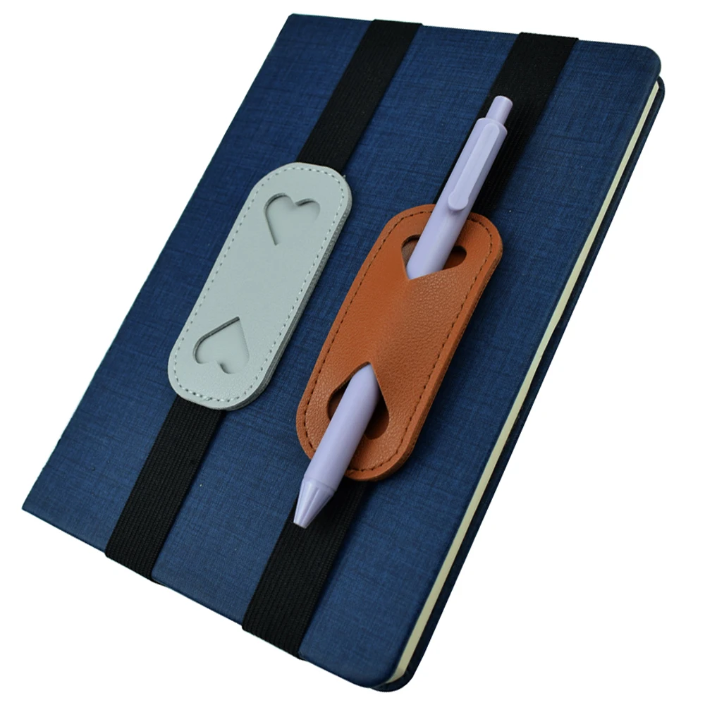 Elastic PU Leather Pen Holder Band for Notebook Covers Journals and Books Accessories Keep Writing Tools Handy