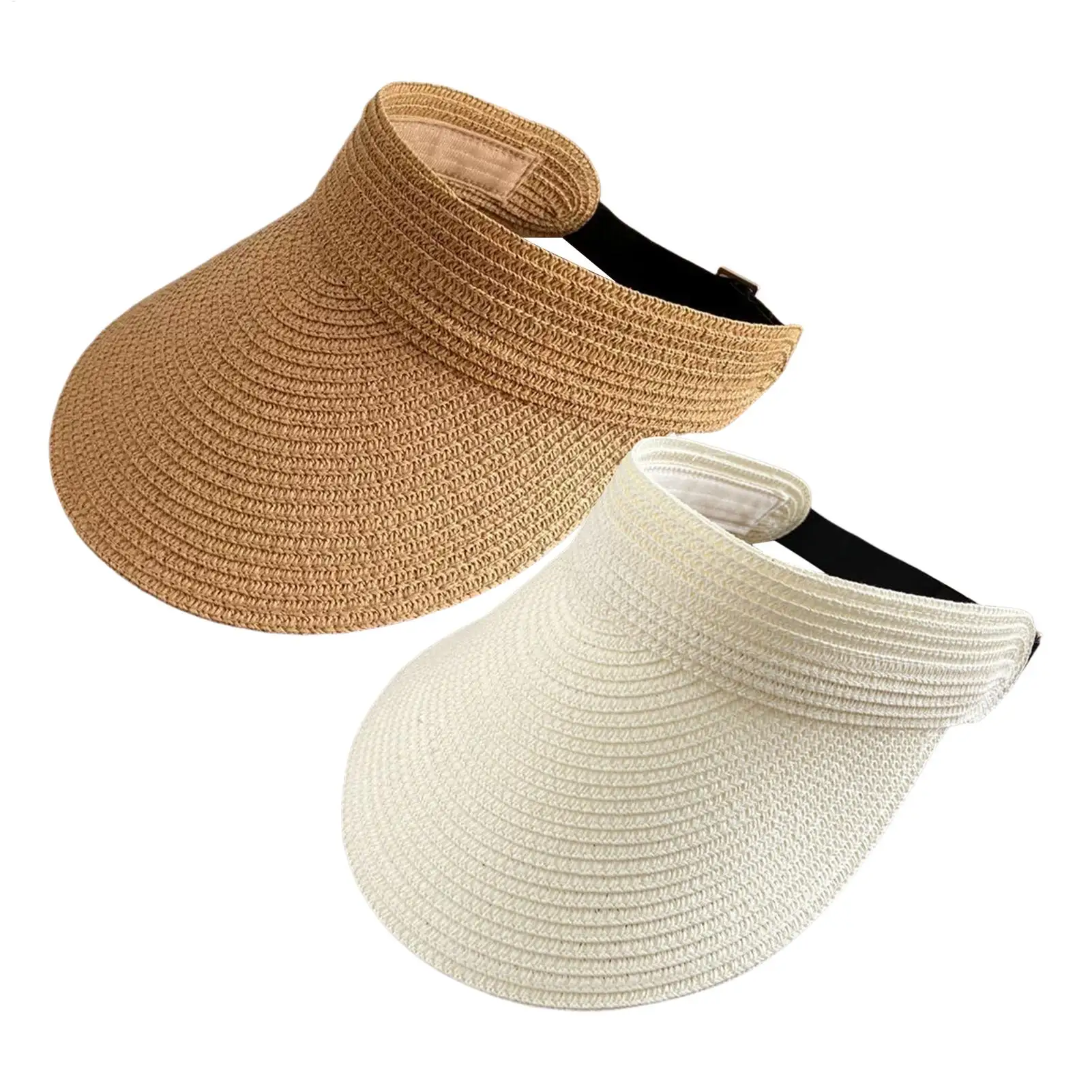 

Beach Hat UV Block Straw Headgear Straw Beach Hat For Teen Girls Pool Sports Outdoor Hiking Camping Climbing Traveling Vacation