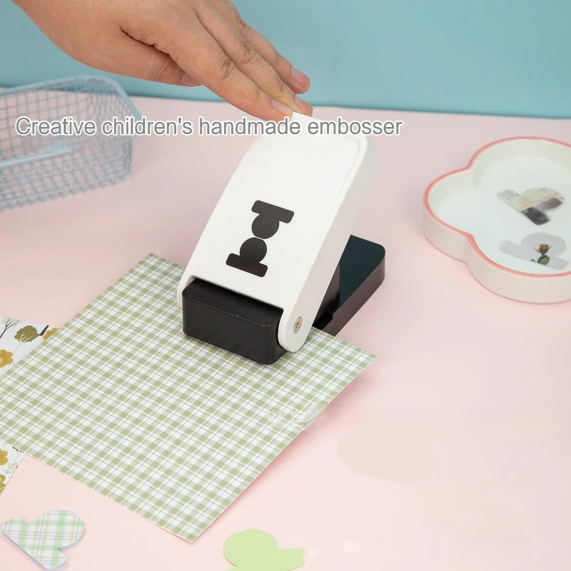 Tab Punch Loose Leaf Separator Label Punch For Notepad Scrapbook Classification Card Making Round Data Embossing Tool Supplies