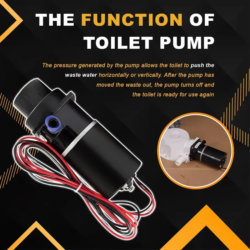 12 فولت 37041-0010 مرحاض بحري Macerator طقم فرعي مجموعة مضخة المحرك أجزاء RV ل Jabsco 37010-0000 37010-1000 37010-0090 37010-1090 #6