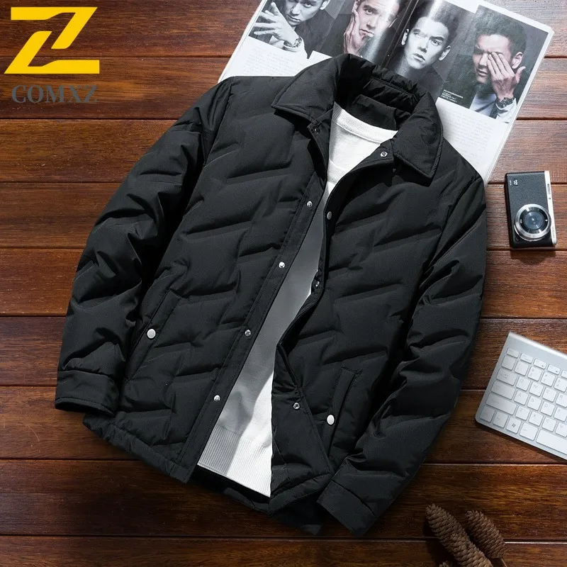 

2025Мужская графеновая куртка-пуховик, зимнее ветрозащитное термопальто, водонепроницаемая походная парка, утепленная хлопковая ветровка для спорта на открытом воздухе