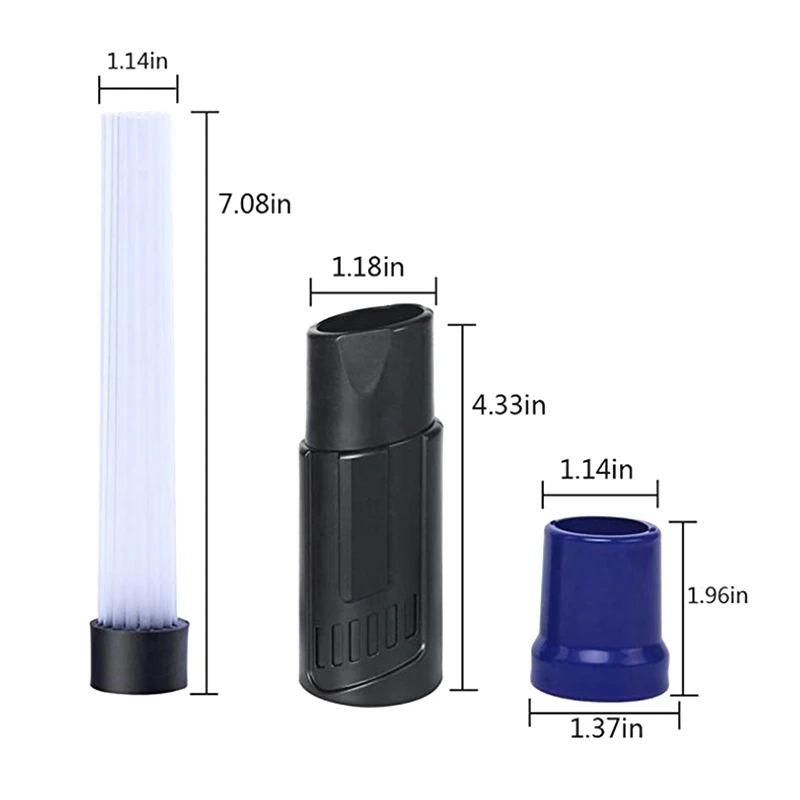 Universal Vacuum Cleaner Parts Dust Cleaner Straw Tubes Dirt Remover Suction Brush for Air Vents Keyboards