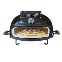Ceramic Pizza Oven Pizzacraft Pizzeria Pronto Outdoor Pizza Oven, Lightweight, Portable & Safe On Any Surface