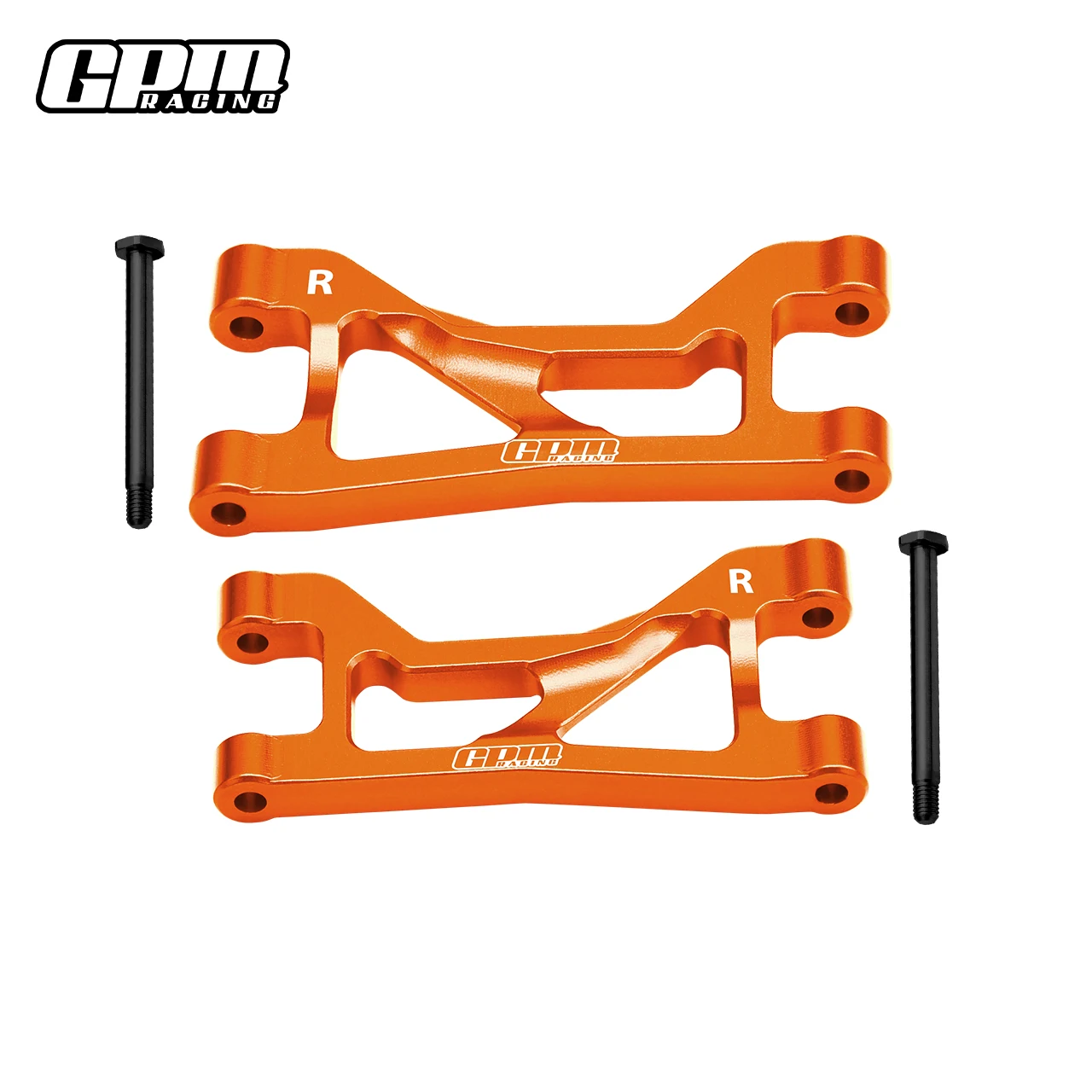 Braços de suspensão superiores traseiros da liga GPM 7075 para TRAXXAS Mini Maxx Monster Truck