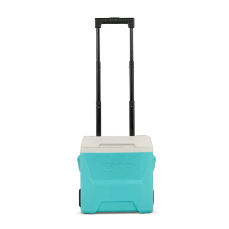 

Igloo 16 QT Laguna Hard Sided Ice Chest Cooler with Wheels Aqua Blue