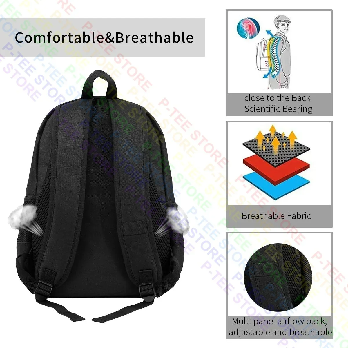 Tikka T3 Logo Mdt Tac21 Systems Fucile da cecchino Zaino da viaggio di grande capacità Borse ecologiche pieghevoli da viaggio
