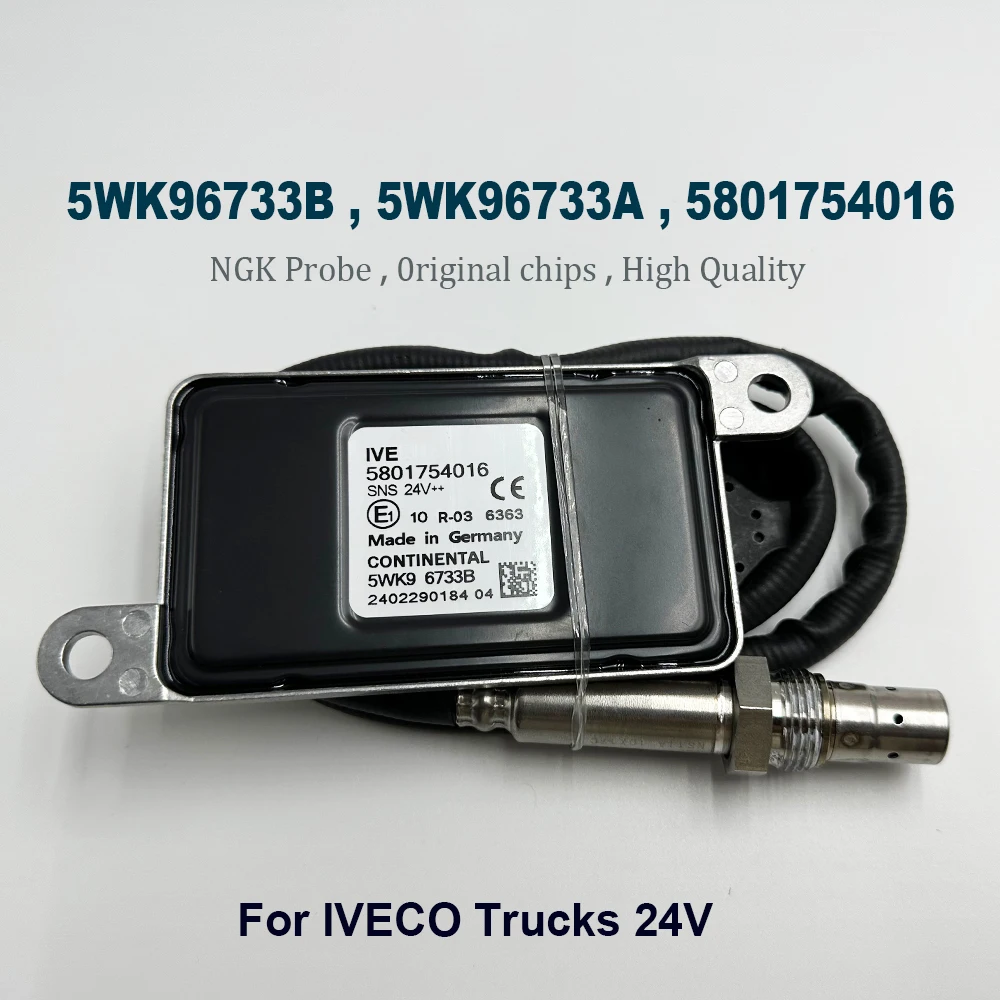 

NEW 5WK96733B 5WK96733A 5801754016 High Quality Chip For NGK Probe Nitrogen Oxide Nox Sensor For I-VECO Trucks 24V