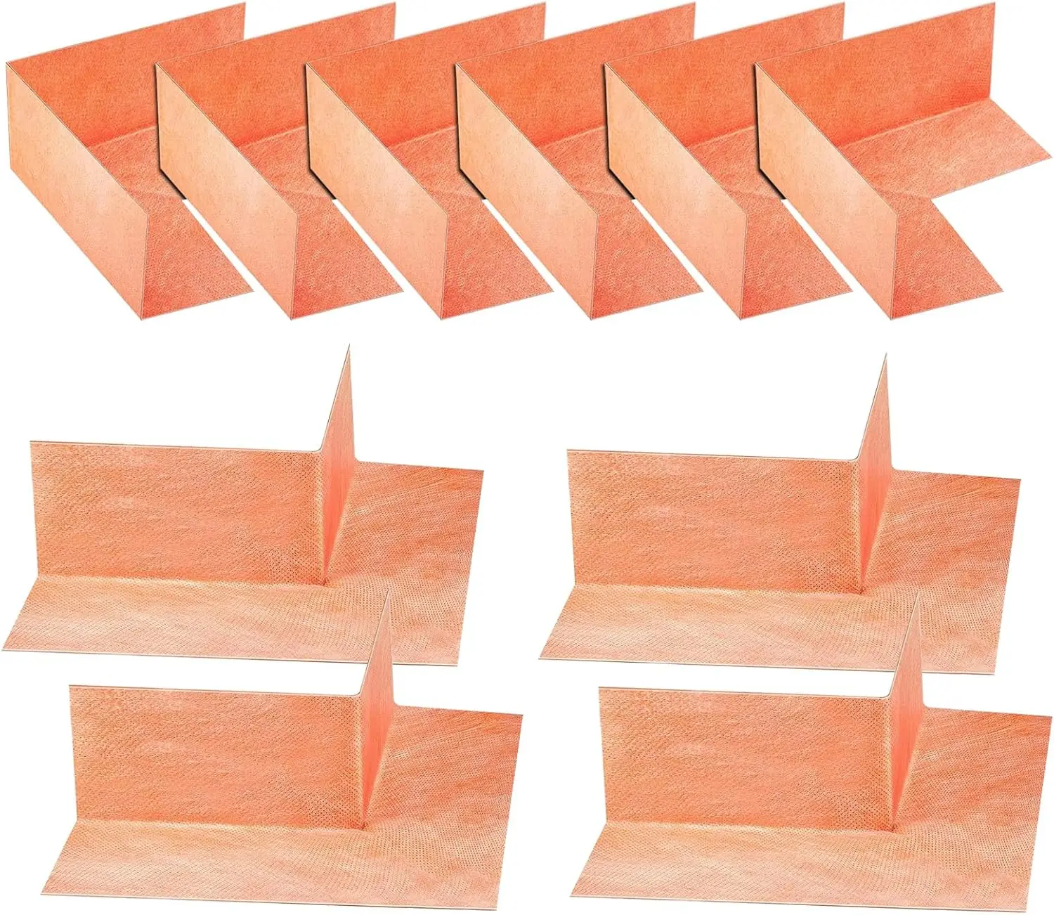 

10 Pcs Waterproofing Seal Kit, 6 Inside Waterproofing Membrane and 4 Pcs Outside Waterproofing Corner Polyethylene Seamless Memb