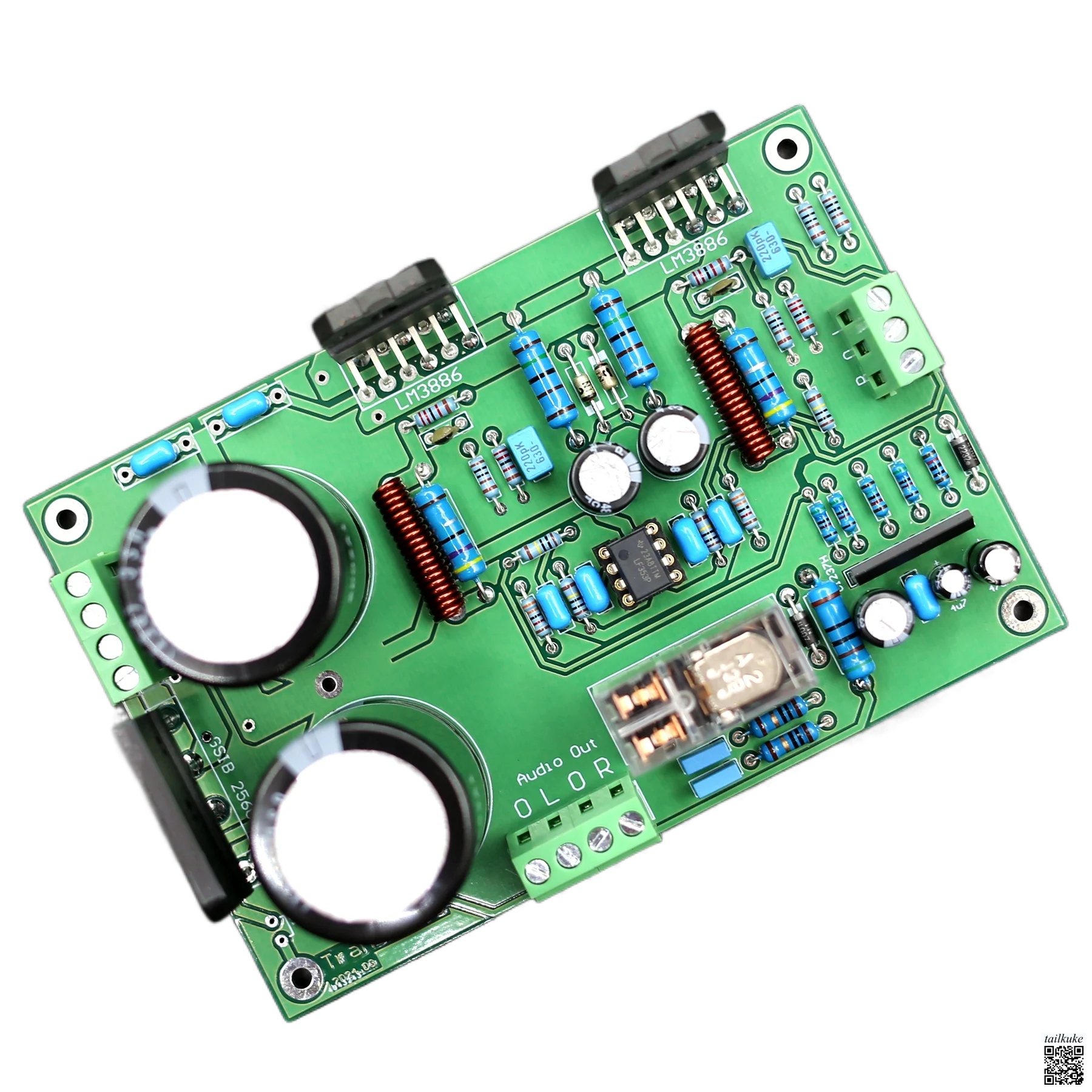 

Плата двухканального усилителя заднего сцены LM3886
