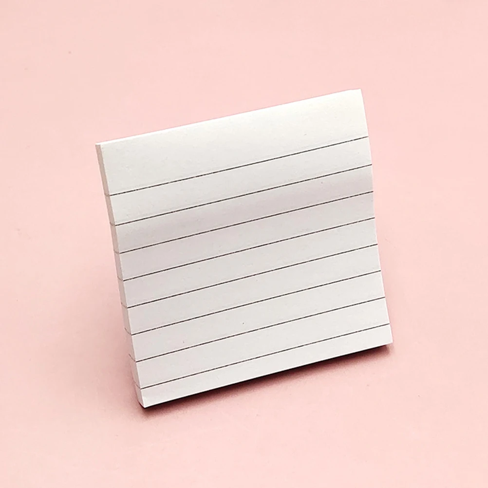 

10pcs Smooth Paper Notepad Strong Adhesive Removable Office Memo Pad Portable Self Adhesive Message Note