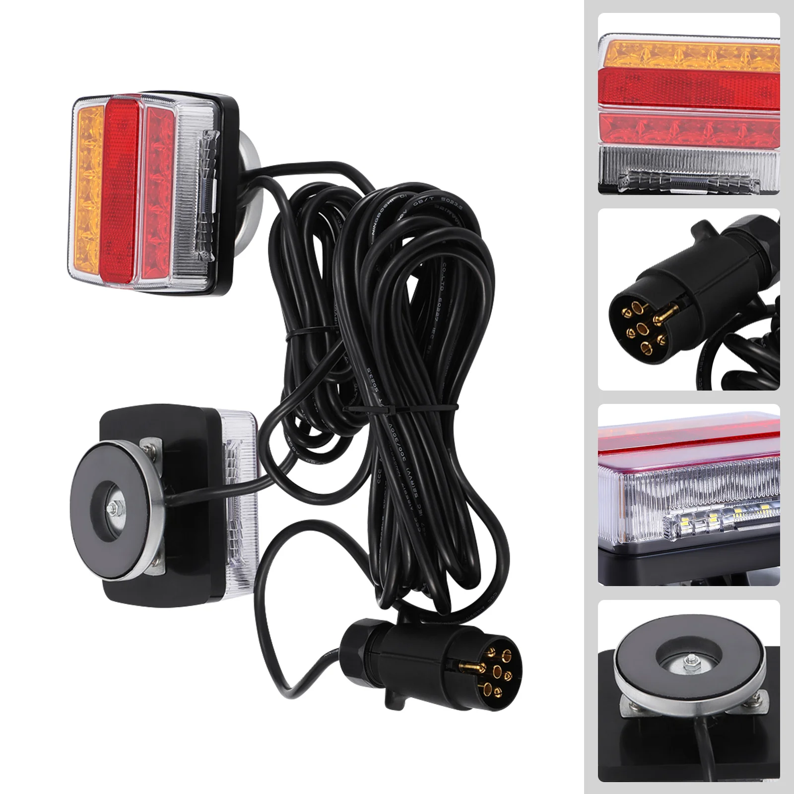 IP68 2835 LED الخرز مقطورة مصباح ليد الذيل ترخيص الفرامل تشغيل ضوء الذيل ضوء عدة للشاحنات والمقطورات أقل من 80 ''الجرارات