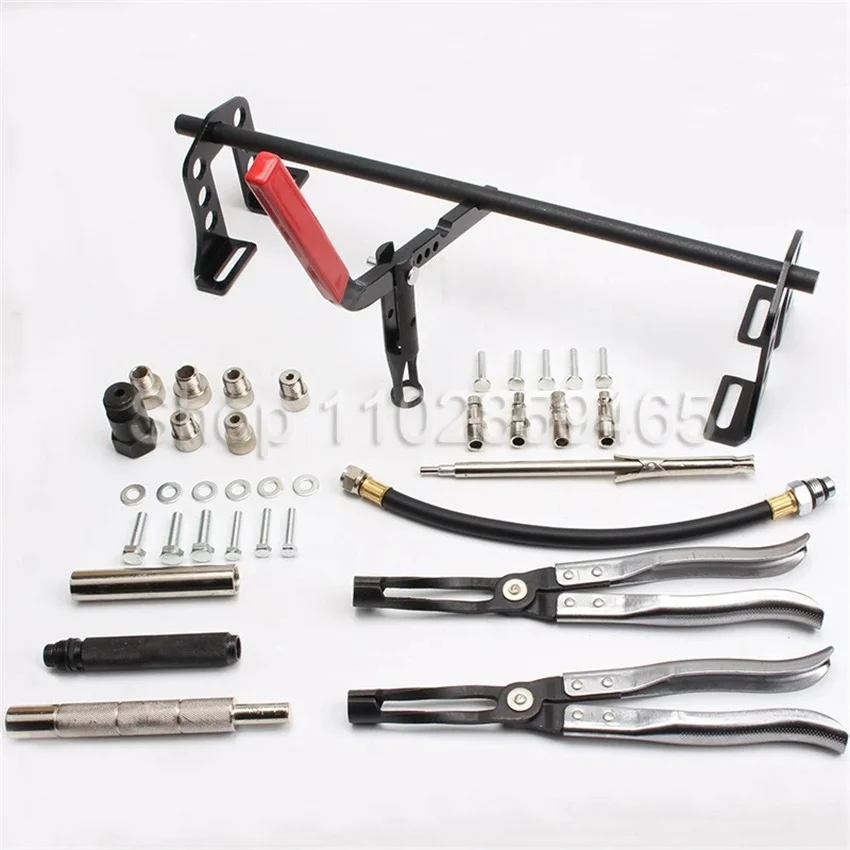 Universal Car Engine Cylinder Head Valve Spring Compressor Kit Valve Clamp Pliers Oil Seal Removal And Replacement Tool