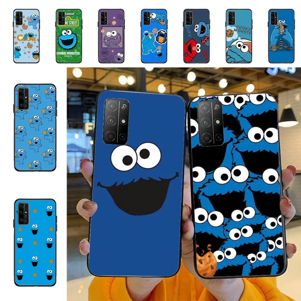 Cartoon C-Cookies M-Monster Phone Case For Huawei Honor 10 Lite 9 20 7A 9X 30 50 60 70 Pro Plus Soft Silicone Cover