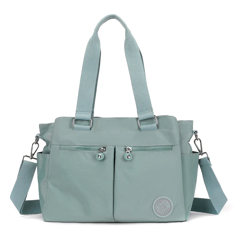 

Новая большая женская сумка через плечо Capaci, нейлоновая дорожная сумка, модная сумка, многослойная универсальная большая сумка