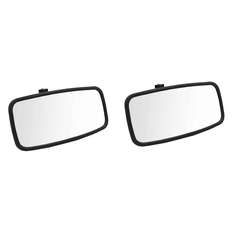 

2X Universal Marine Rear View Mirror, For Ski Boats Pontoon Boat Watersport Watercraft Surfing Mirror Panoramic Mirror