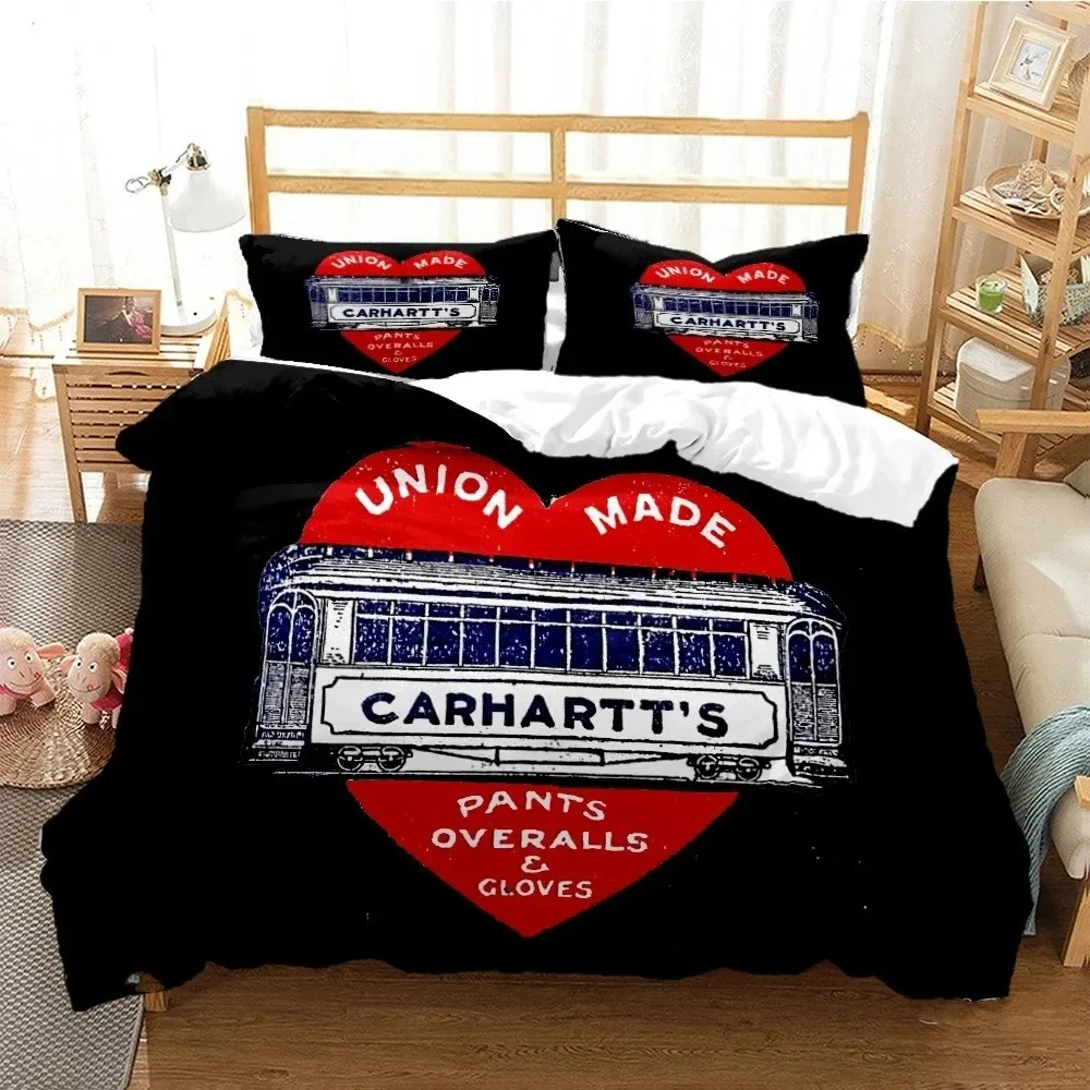 Fashion C-CARHARTT All Season Duvet Cover Printed Comforter Bedding Sets Comfortable Bedspreads Comforter Duvet King Bedding Set