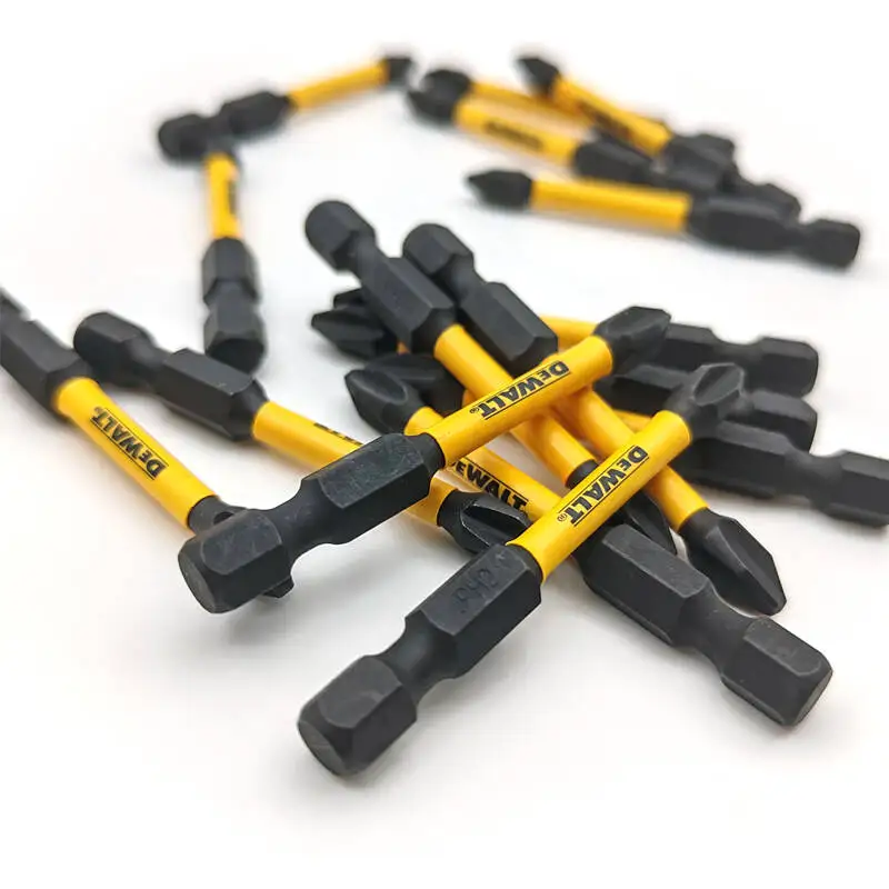 DEWALT PH2 57MM 5PCS Impact Type Bits HSS Cross Screwdriver Head Electric Drill Drive Carpenter Drilling Power Tool Accessories