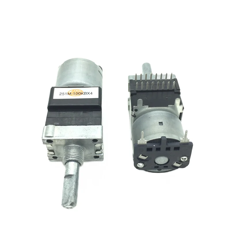 1PCS，The motor drives the potentiometer， RK16814MGA0P 100KB×4，Double Row 16 feet