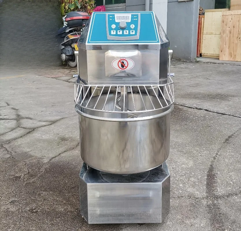 Ps High Productivity Portable Adjustable Speed Spiral Flour Mixing Machine for Bakery Use 220V