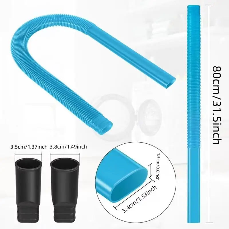 @*Universal Replacement Vacuum Flat Suction Nozzle Durable Crevice Head for Window Slide Gap Door Track Floor Edge Cleaning