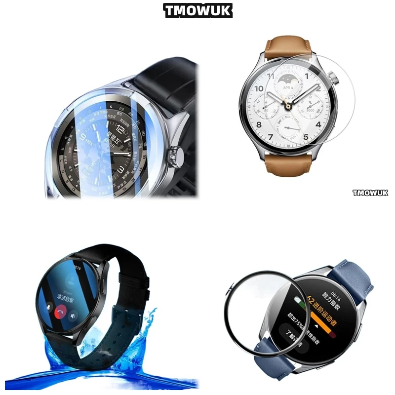 

For Xiaomi Watch Watch S1 S3 Pro S4 Sport, HD Anti-Scratch Tempered Glass, 9H Hardness Screen Protector, Ultra-Thin