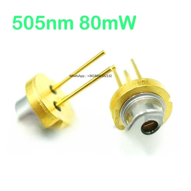 GH05035A2G 505nm 35mW-80mW Green Light Head, Diode, Hollow Casing