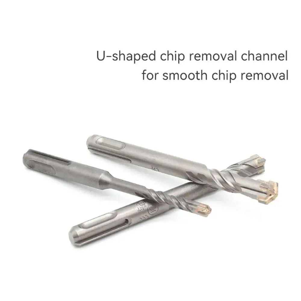 1Pcs Cross Tips Concrete SDS Plus Drill Bit 4/5/5.5/6/8/10/12mm 4 Cutters Electric Hammer Drill Bit Round Shank Hand Power Tool