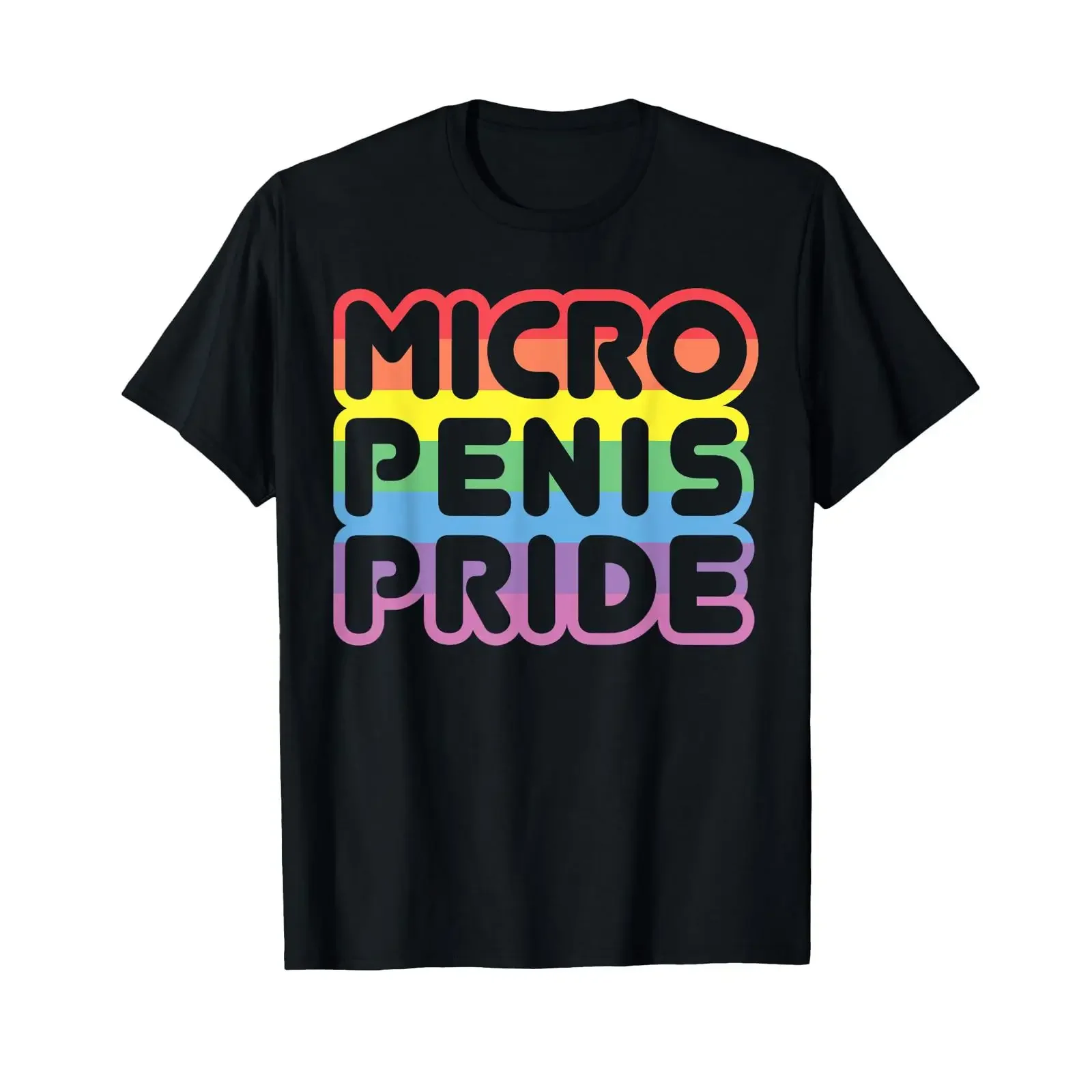 Micro Pride Make Your Inch Big Again Gay LGBTQ T Shirt black vintage Washed graphic designer clothes Slightly