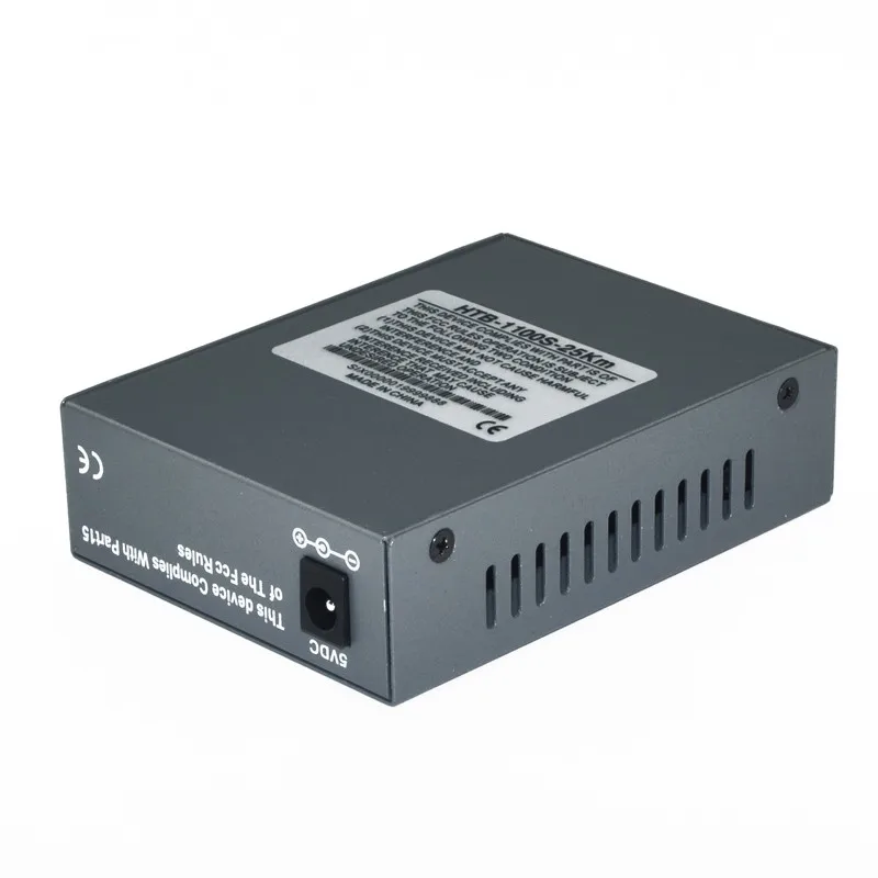 Netlink-HTB-1100S-20km SC Singlemode Duplex Fiber Media Converter, Optical Transciver, 10 m, 100m