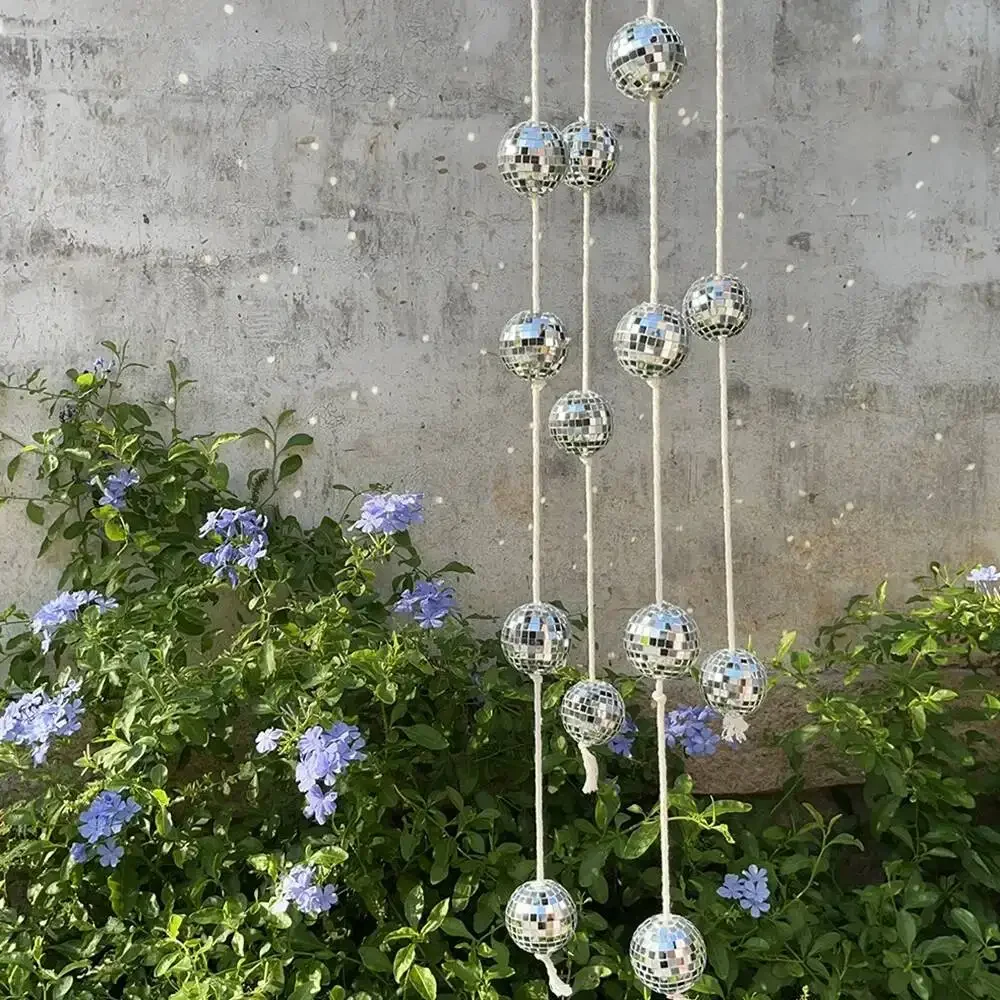 Retro Disco Balls Wind Chimes Pendant Rainbow Maker Room Decor Party Holiday Home Decoration Hanging Handicrafts Interior Decor