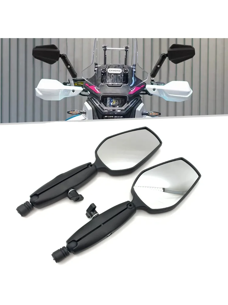 AliExpress NONE 1pair Foldable Adventure Motorcycle Rearview Side Mirrors For Suzuki Kawasaki Honda KTM ATV UTV E-Bike Universal 22mm HandleBar