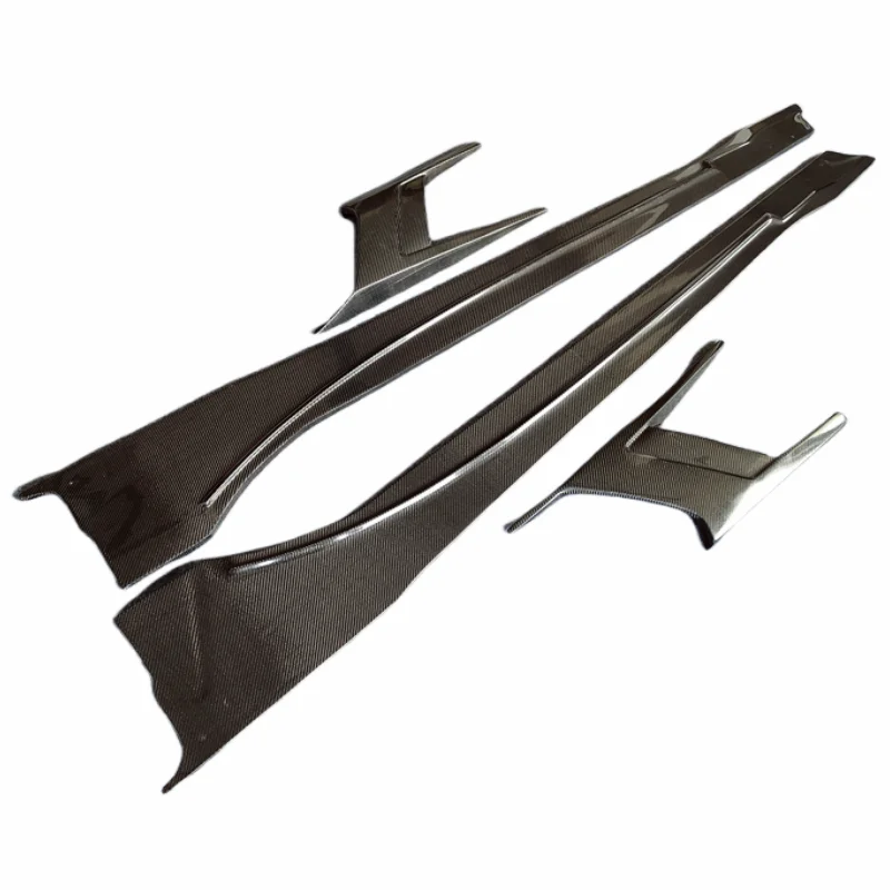 

For I8 Upgrade Tc Style Carbon Fiber Side Skirts 4-piece Body Kit Front Bumper Edge Rear Spoiler Rear Diffuser