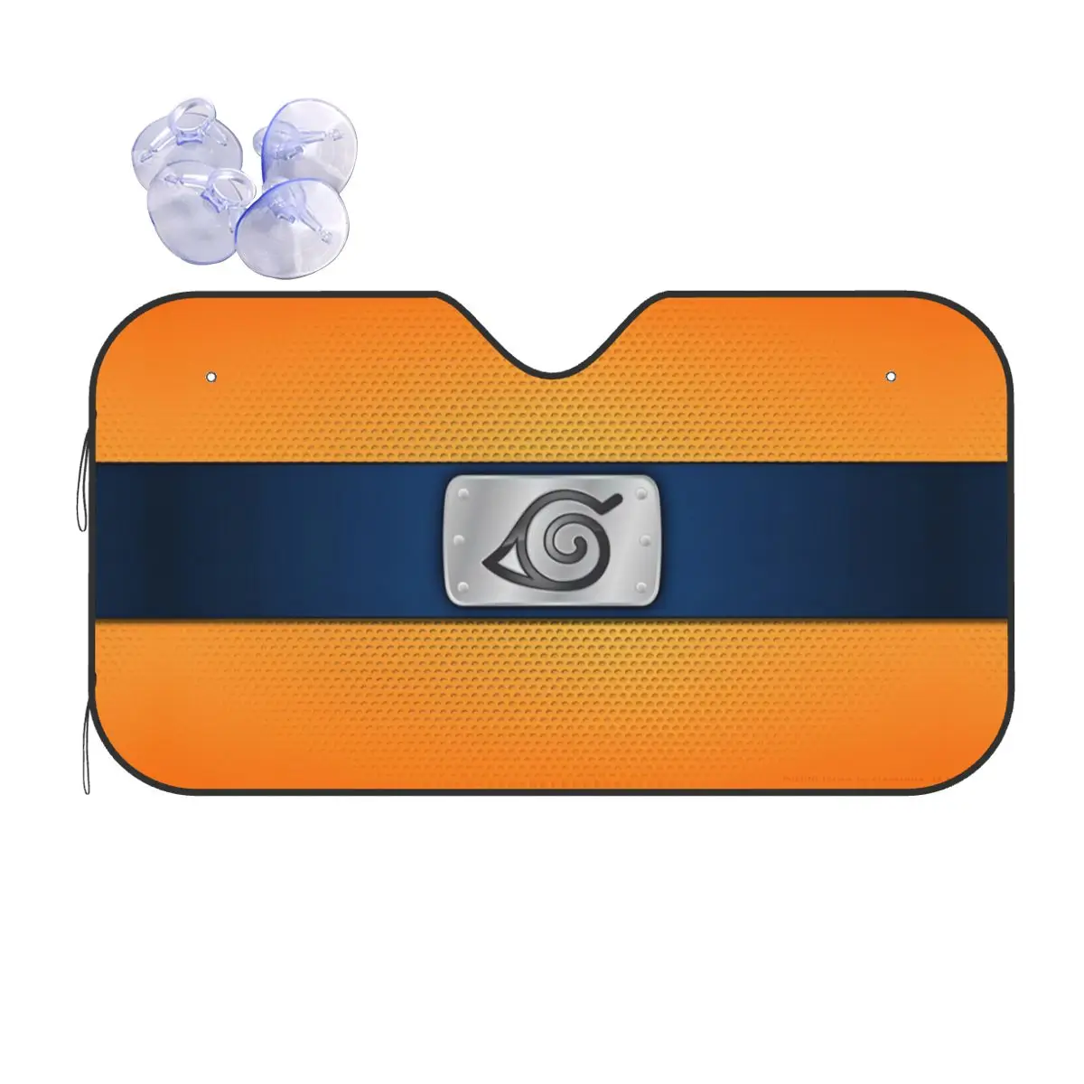

Narutos Forehead Protector Of Konohagakure Sunshade Windscreen Foldable Car Front Window Visor Car Sunshade Heat Reflector