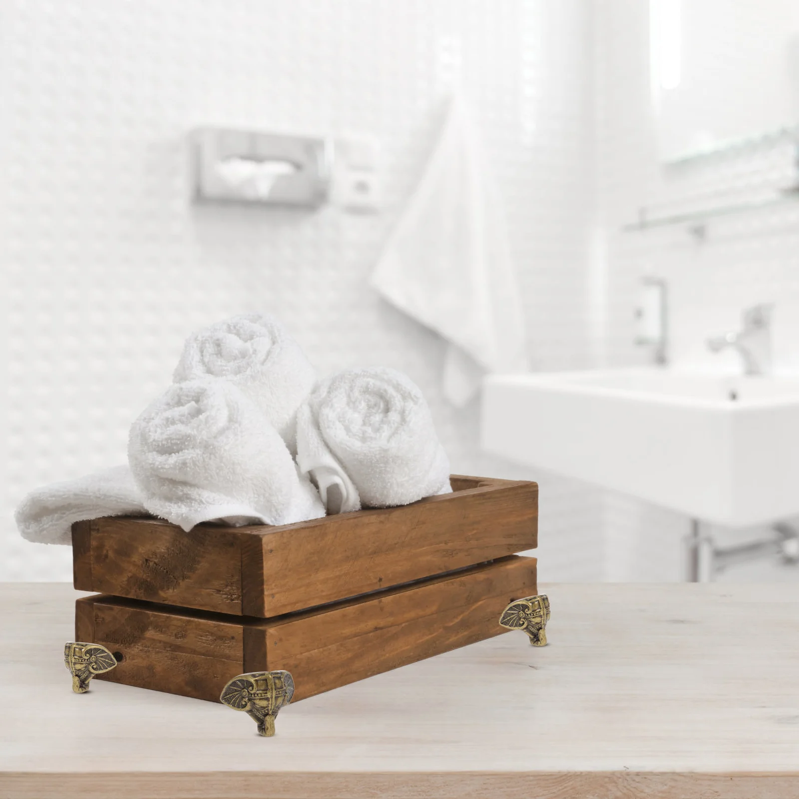 

20Pcs Elegant Jewelry Box Legs Protective Case Corners Vintage Wooden Case Feet Jewelry Box Legs Furniture Leg Corners