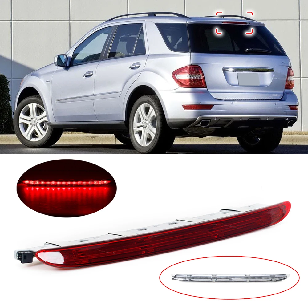 Car 3RD Third Brake Light Rear Tail Stop Lamp For Mercedes Benz W164 ML Class ML320 ML350 ML500 ML550 ML63 AMG 2005-2011