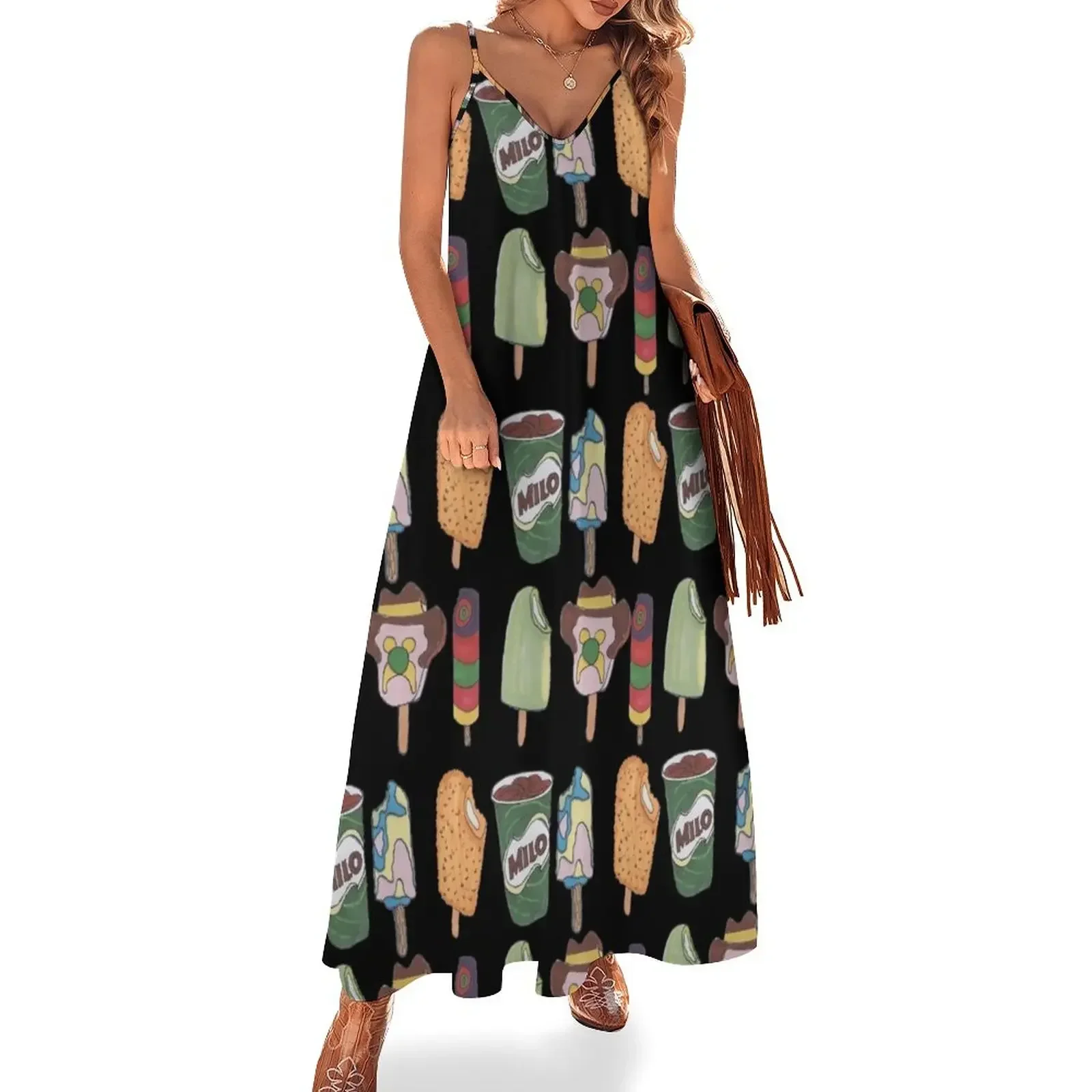 

Aussie Childhood Sleeveless Dress summer women's suit women's clothing trend 2024 Dress