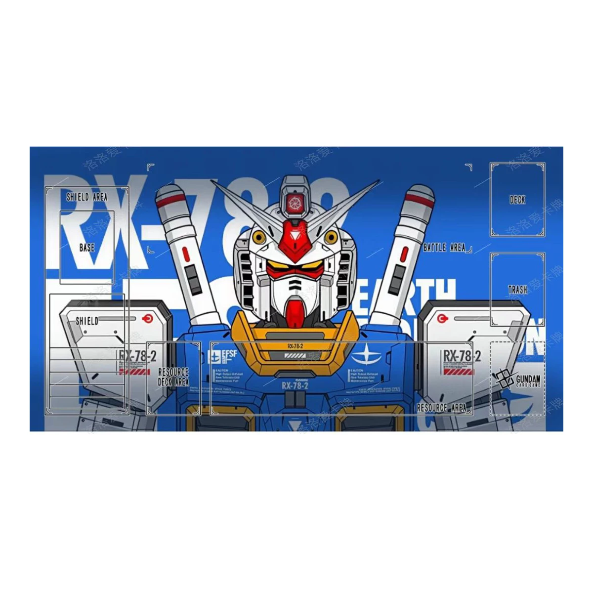 600X350X2Mm Diy Gundamed Tcg Card Battle Mat Cartoon Tcg Single Player Board Game Card Duel Plate Battle Mat Anime Cards Gift
