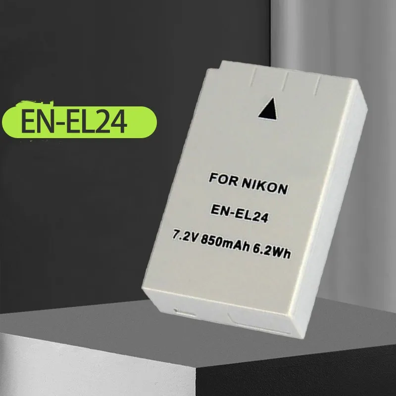 850mAh EN-EL24 EN EL24 EL24 Camera Battery or Charger For Nikon 1 J5 1J5 DL18-50 DL24-85 Digital Cameras