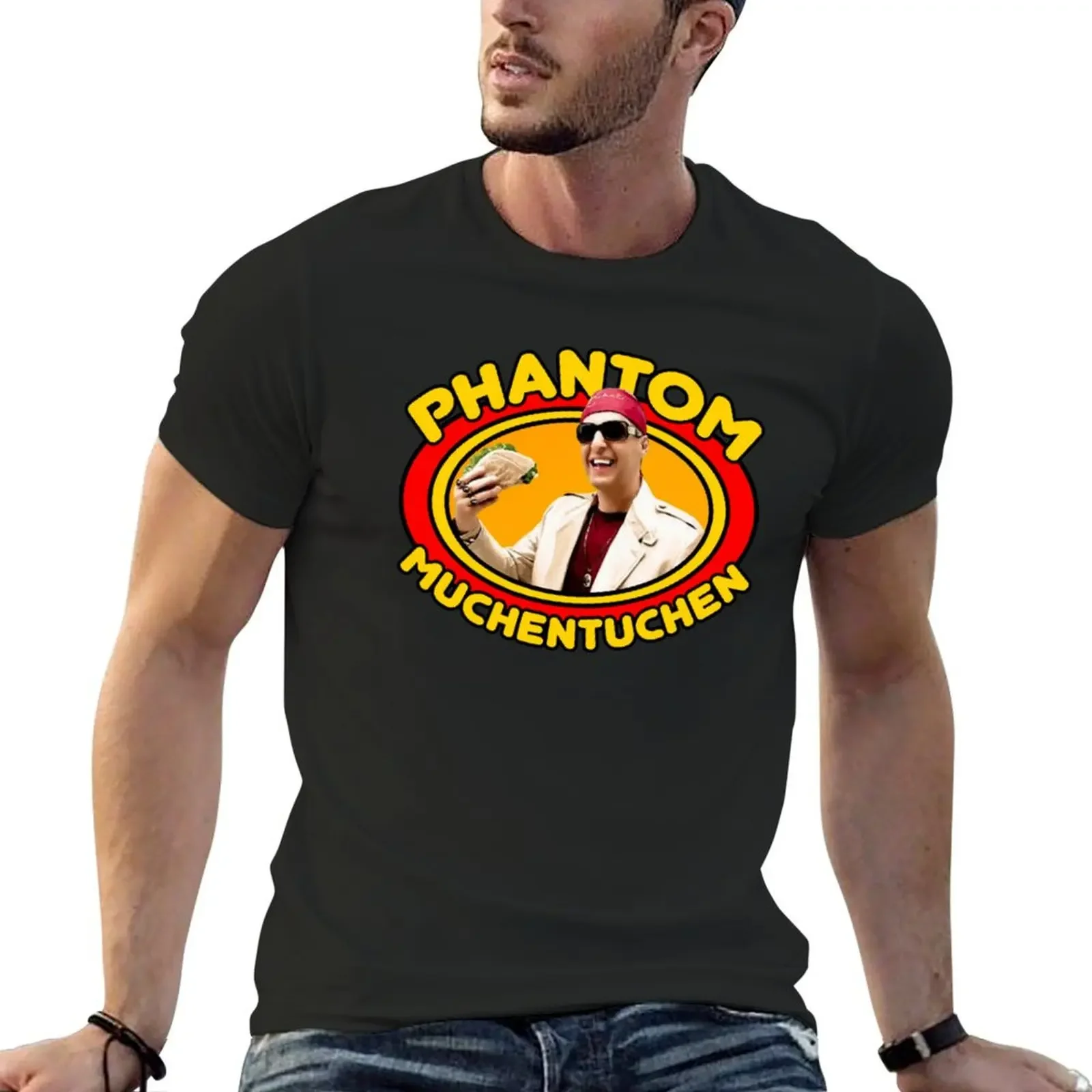

Phantom Muchentuchen Shirt T-Shirt boys animal print street wear rapper graphic tees mens graphic t-shirts anime