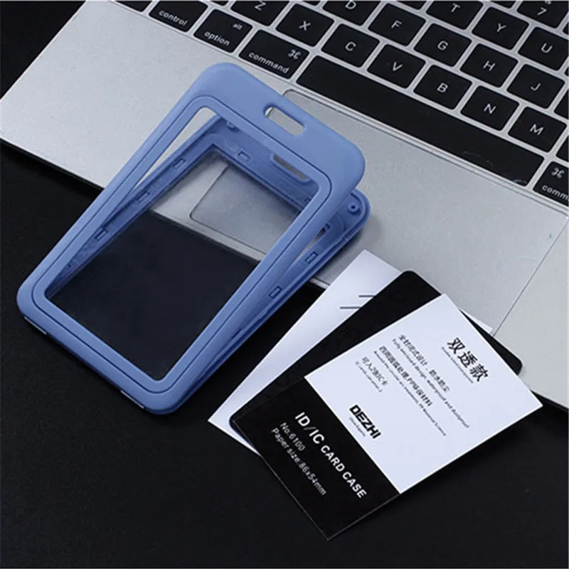 Lanyard Card Holder Removable Reel Holder Employee ID Card Luxury Credentials Holder Business Photocards Holder Accessories