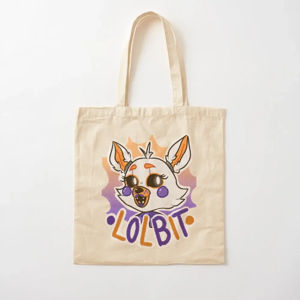 

FNaF: Lolbit Tote Bag shopper bag women canvas supermarket folding bag